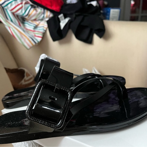 Veronica Beard size 9 sandals black - Picture 5 of 6